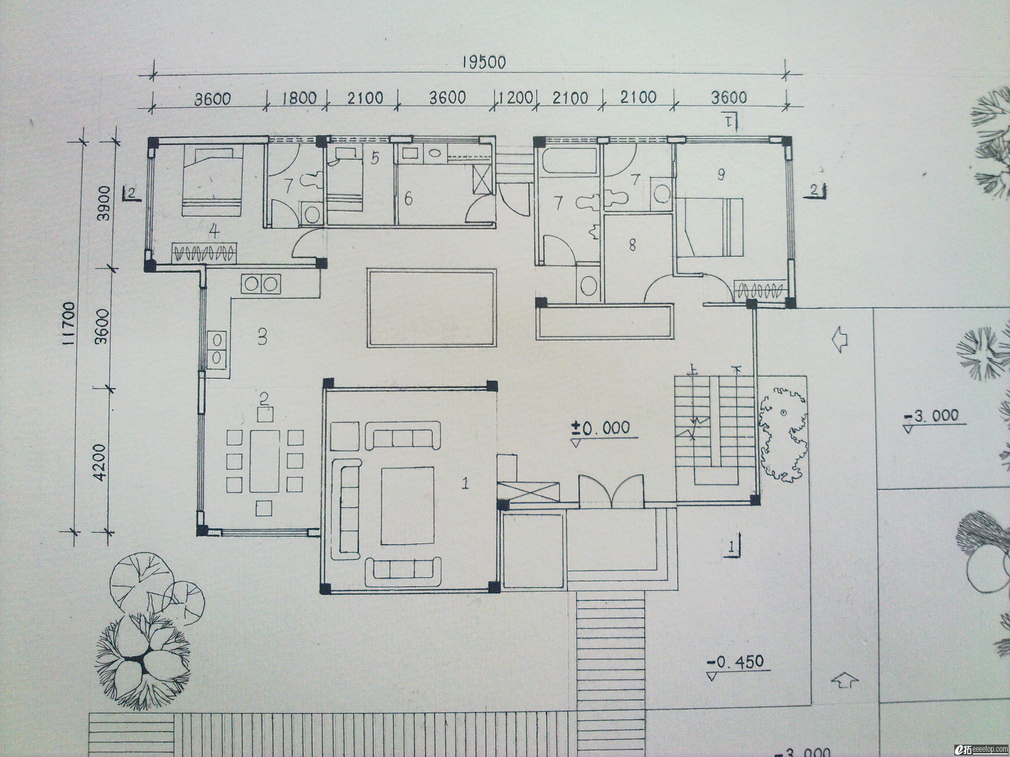 房屋建筑学作业设计图图片