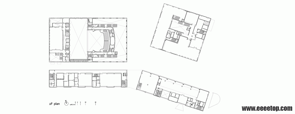 dezeen_Dadong-Art-Centre-by-MAYU-Architects_First floor plan.gif