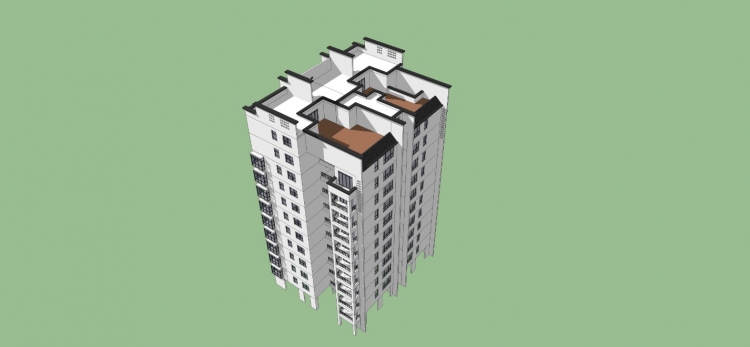 新中式住宅建模-4