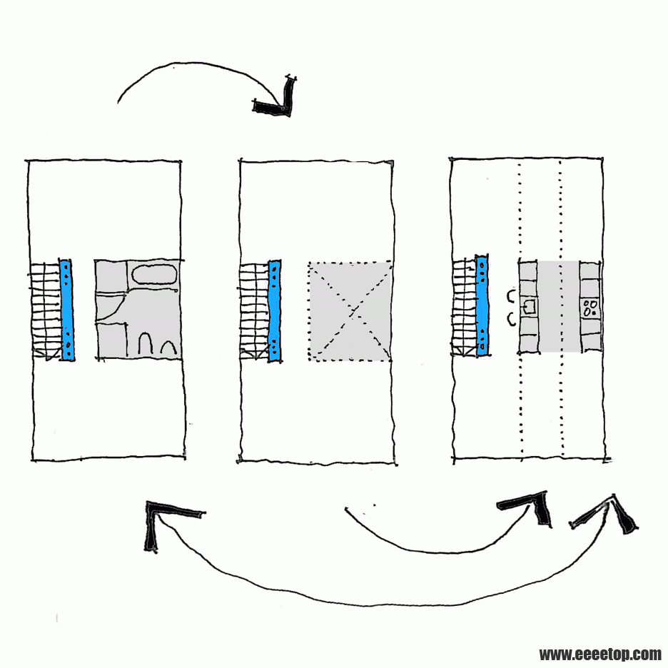 11 Skelecton floor plans for three-storey properties.gif