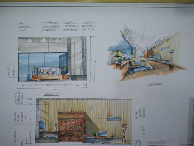 室内手绘方案-3
